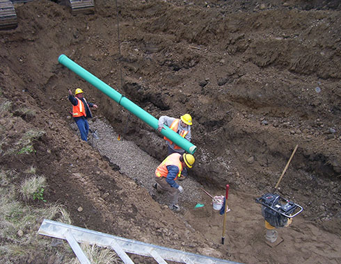 Laying of Sewer Line And Construction of 40 MLD average capacity S.T.P. , 55 MLD average capacity M.P.S.